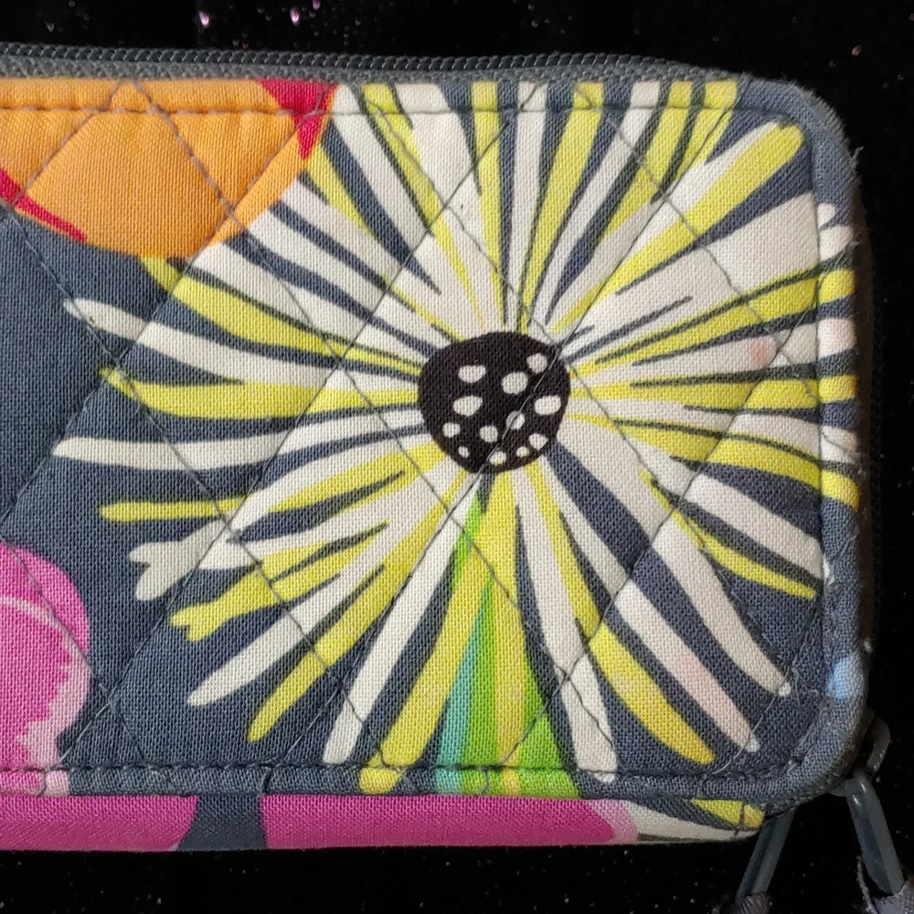 Vera Bradley Jazzy Blooms Wallet - Picture 3 of 16
